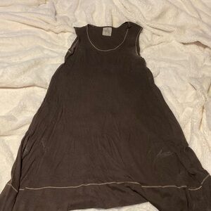 Elegant Brown Midi Dress